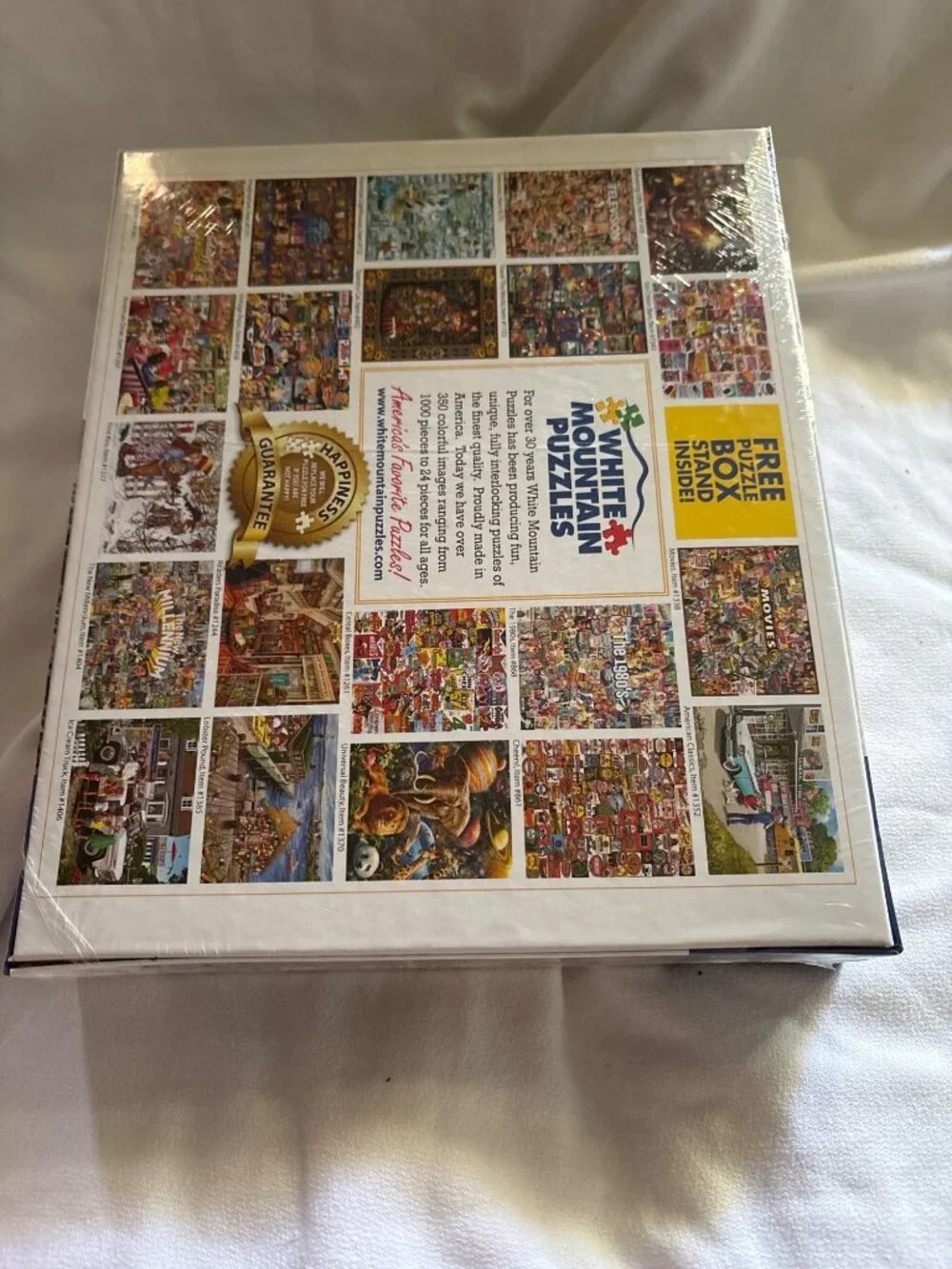 White Mountain 1000-Piece Craft Room Jigsaw Puzzle With Larger Pieces By Lois Su